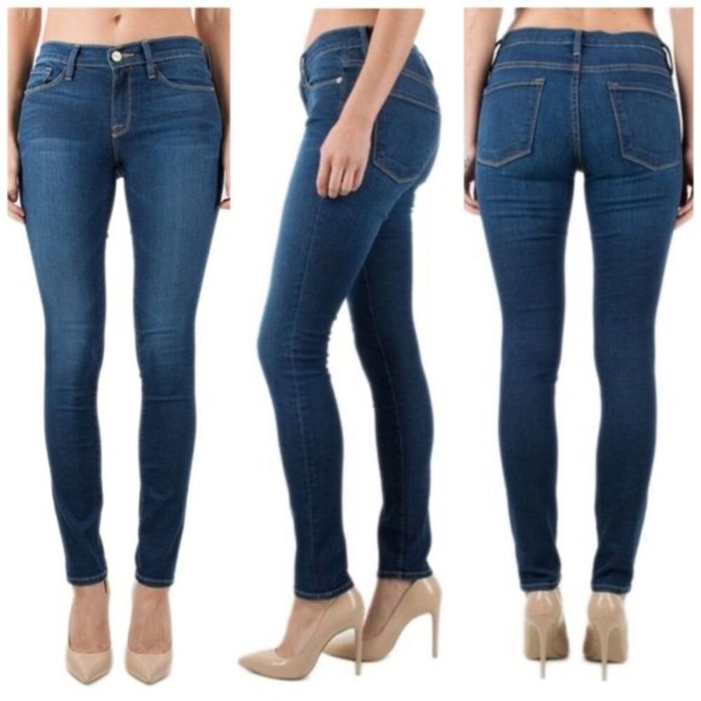 FRAME Denim LE SKINNY DE JEANNE Columbia Road
